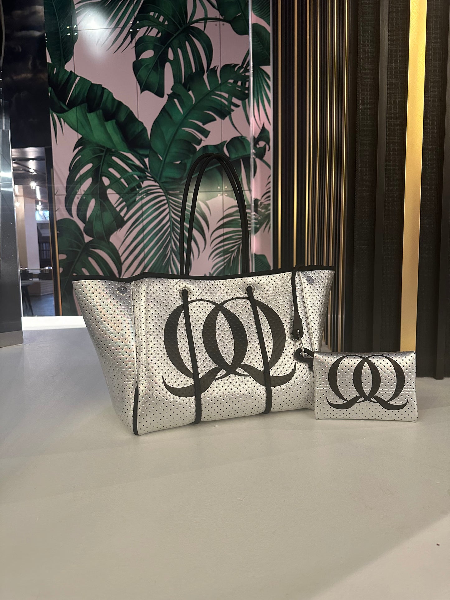 Modern Metallic Tote