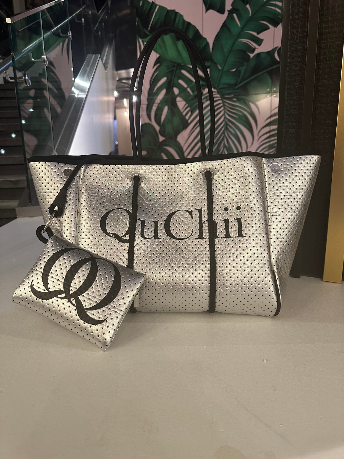 Modern Metallic Tote