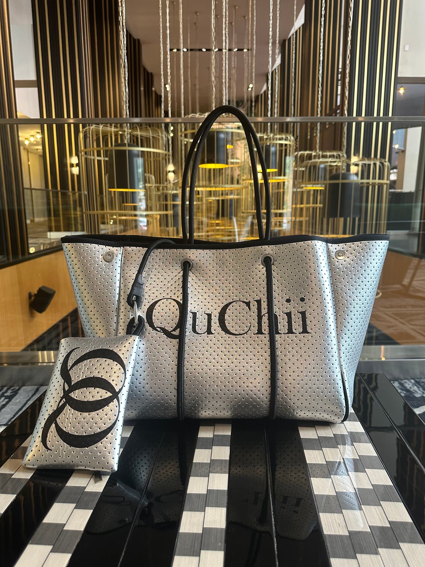 Modern Metallic Tote
