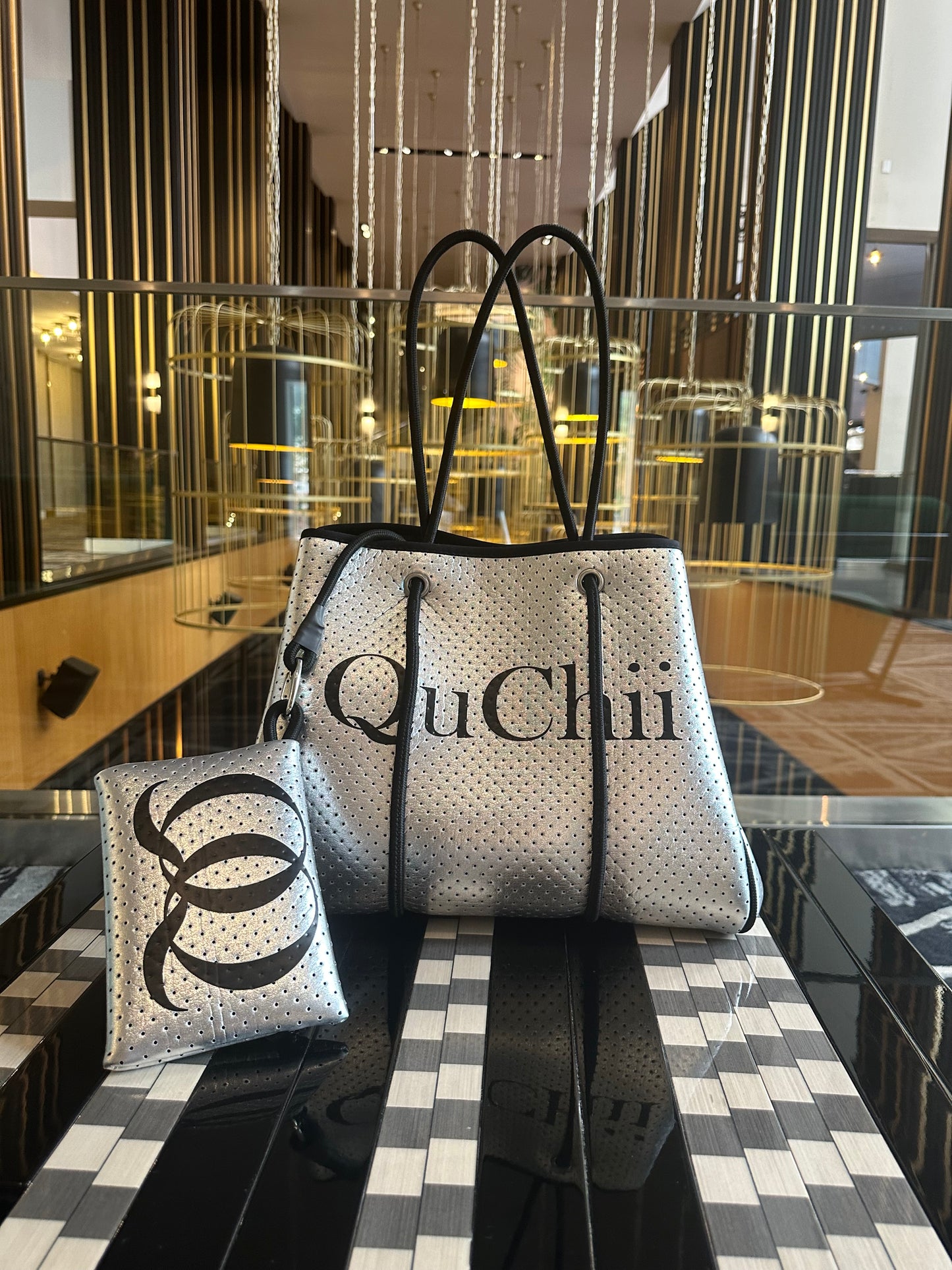 Modern Metallic Tote